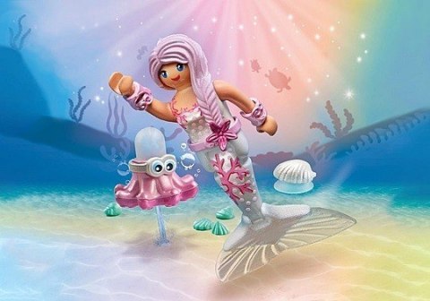 Playmobil Zestaw figurek Special Plus 71477 Syrenka z ośmiornicą pryskającą wodą