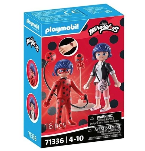 Playmobil Zestaw z figurkami Miraculum 71336 Marinette & Biedronka