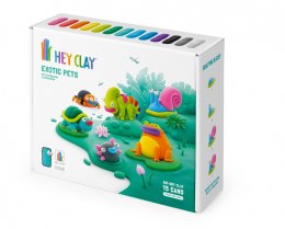 Tm Toys Masa Plastyczna Hey Clay Egzotyczne zwierzęta 15 puszek