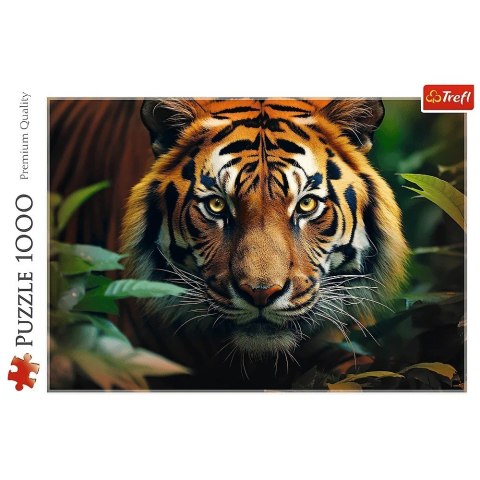 Trefl Puzzle 1000 elementów Dziki Tygrys