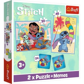 Trefl Puzzle 2w1 memos Lilo i Stitch