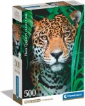 Clementoni Puzzle 500 elementów Compact Jaguar w dżungli