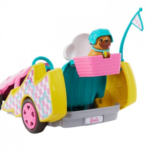 Mattel Lalka Barbie Stacie i pojazd filmowy Gokart