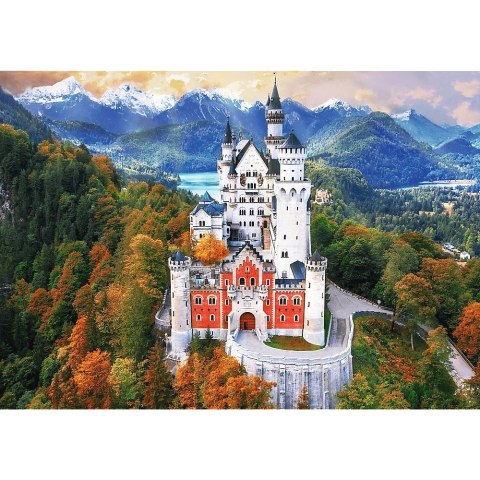 Trefl Puzzle 1000 elementów Premium Zamek Neuschwanstein Niemcy