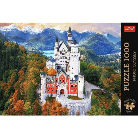 Trefl Puzzle 1000 elementów Premium Zamek Neuschwanstein Niemcy