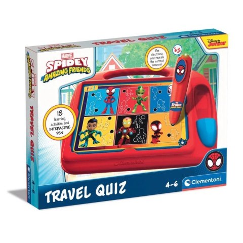 Clementoni Gra Travel Quiz Spidey