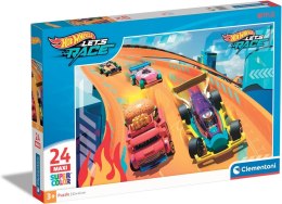 Clementoni Puzzle 24 elementy Maxi Super Kolor Hot Wheels