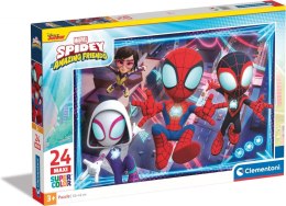 Clementoni Puzzle 24 elementy Maxi Super Kolor Spidey i super-kumple