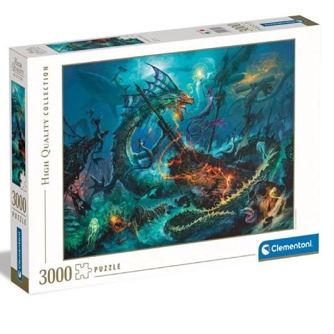 Clementoni Puzzle 3000 elementów High Quality The Underwater Battle