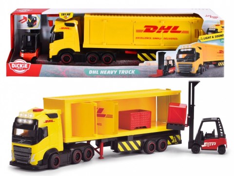 Dickie Pojazd City Ciężarówka z naczepą DHL 35 cm