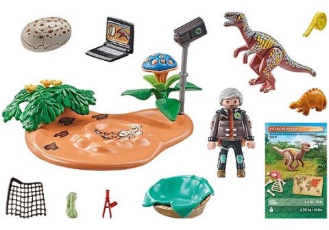 Playmobil Zestaw figurek Dinos 71526 Gniazdo Stegosaurusa i złodziej jaj