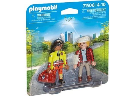 Playmobil Zestaw figurek Duo Pack 71506 Sanitariusz z pacjentem