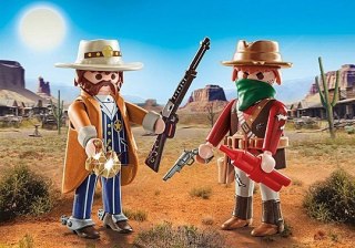 Playmobil Zestaw figurek Duo Pack 71508 Bandyta i szeryf