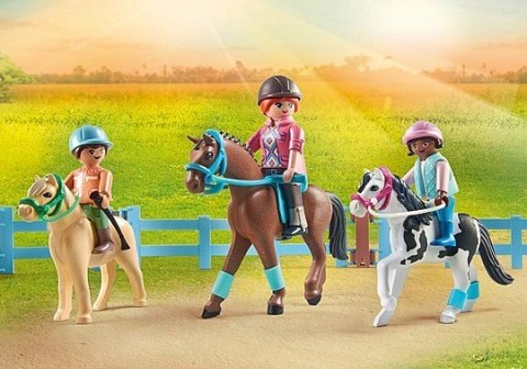 Playmobil Zestaw figurek Horses 71493 Mobilna nauka jazdy konnej