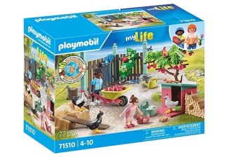 Playmobil Zestaw figurek My Life 71510 Mała kurza ferma w ogródku Tiny House