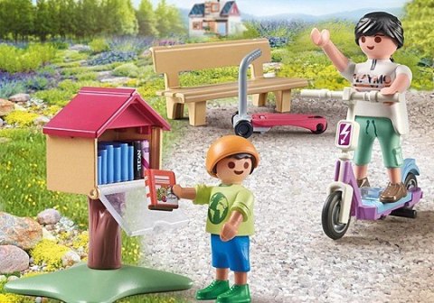 Playmobil Zestaw figurek My Life 71511 Wymiana książek