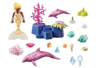 Playmobil Zestaw figurek Princess Magic 71501 Syrenka z delfinami