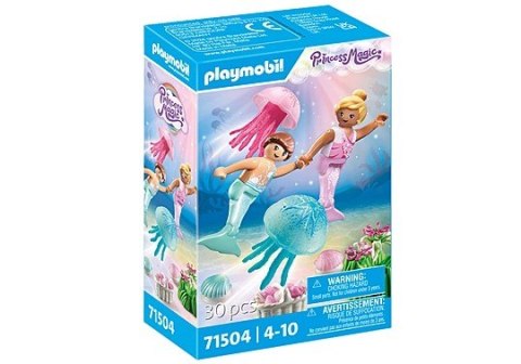 Playmobil Zestaw figurek Princess Magic 71504 Małe syrenki z meduzą