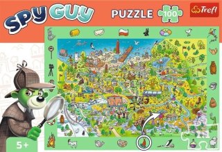 Trefl Puzzle 100 elementów Obserwacyjne Spy Guy Polska