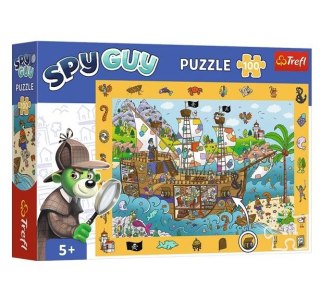 Trefl Puzzle 100 elementów Obserwacyjne Spy Guy Statek Piracki