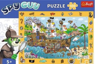 Trefl Puzzle 100 elementów Obserwacyjne Spy Guy Statek Piracki