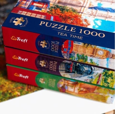 Trefl Puzzle 1000 elementów Premium Plus Quality Targ kwiatowy, Paryż