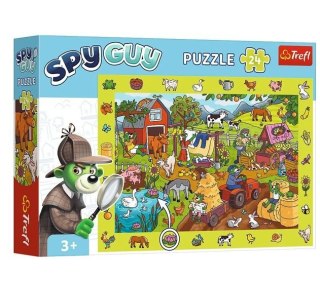 Trefl Puzzle 24 elementy Obserwacyjne Spy Guy Farma