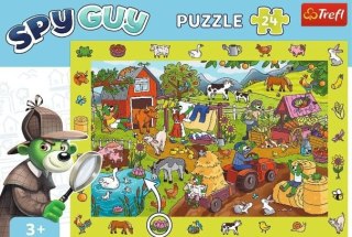 Trefl Puzzle 24 elementy Obserwacyjne Spy Guy Farma