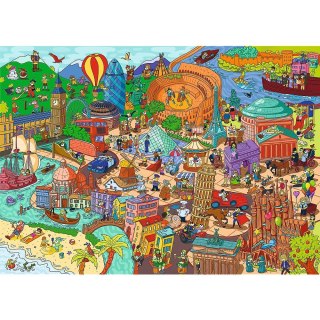 Trefl Puzzle 500 elementów Spy Guy Lost Items Europa