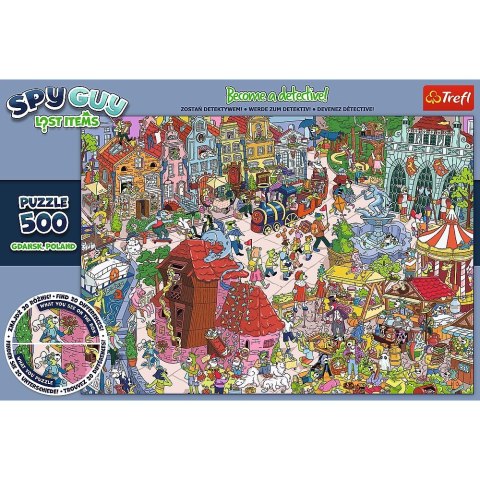 Trefl Puzzle 500 elementów Spy Guy Lost Items Gdańsk Polska