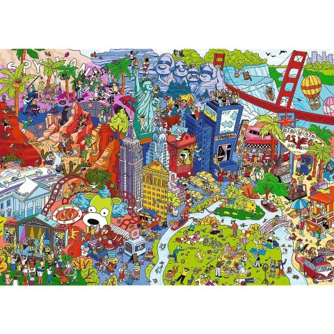 Trefl Puzzle 500 elementów Spy Guy Lost Items USA