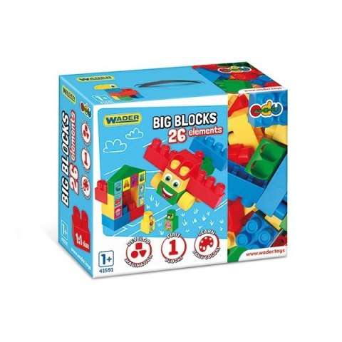 Wader Klocki Big Blocks 26 elementów