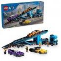 LEGO Klocki City 60408 Laweta z samochodami sportowymi