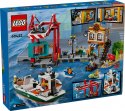 LEGO Klocki City 60422 Nadmorski port ze statkiem towarowym