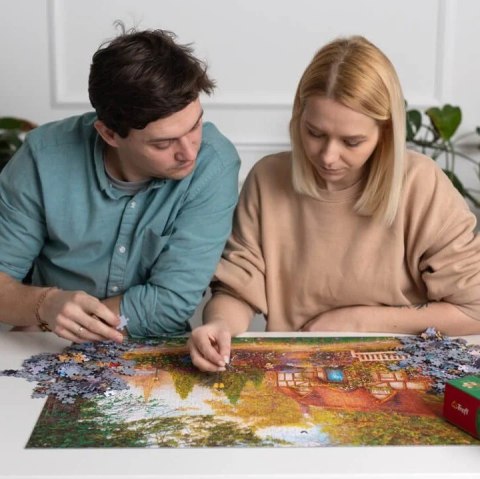 Trefl Puzzle 1000 elementów Premium Plus Domek pod strzechą