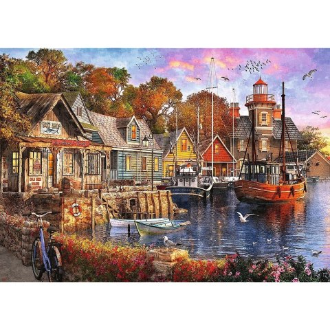 Trefl Puzzle 1000 elementów Premium Plus Nadmorski zakątek