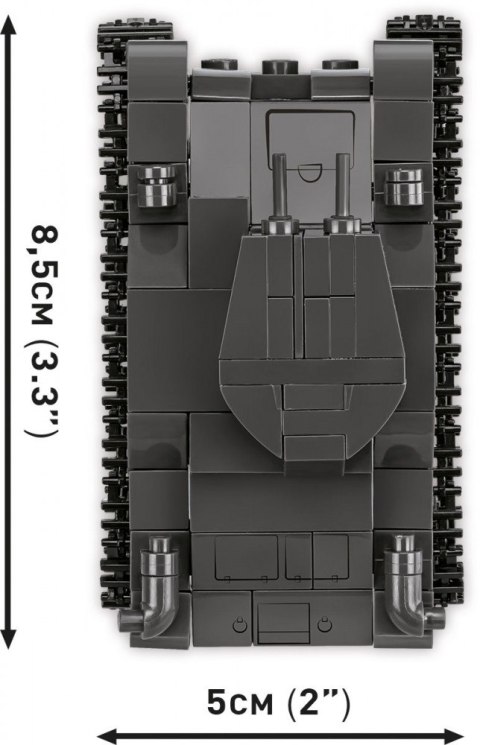 Cobi Klocki Klocki Renault R35 - Valentine IX - Panzer I