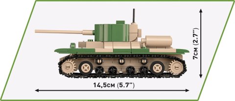 Cobi Klocki Klocki Renault R35 - Valentine IX - Panzer I