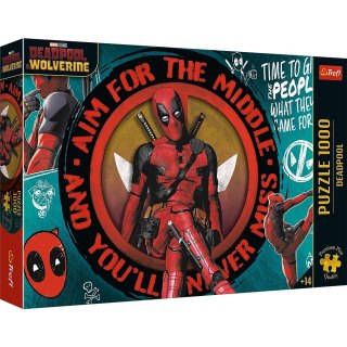 Trefl Puzzle 1000 elementów Premium Plus Deadpool Marvel