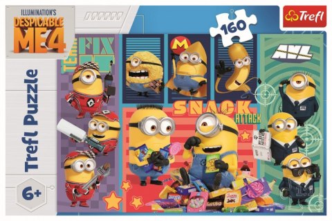 Trefl Puzzle 160 elementów Minionkowa radość, Minionki