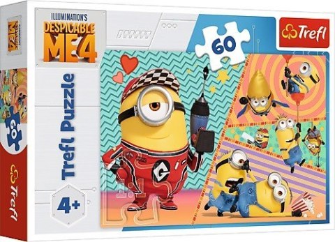 Trefl Puzzle 60 elementów Wesołe Minionki