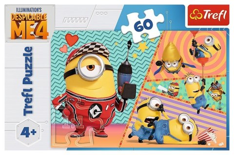 Trefl Puzzle 60 elementów Wesołe Minionki