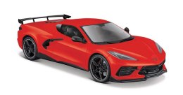 Maisto Model kompozytowy Chevrolet Corvette 1/24 czerwony