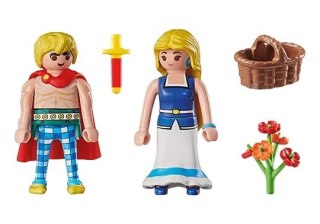 Playmobil Zestaw Asterix 71544 Tragikomiks i Falbala