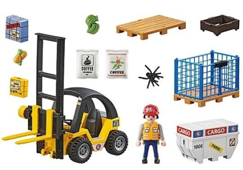 Playmobil Zestaw My Life 71528 Wózek widłowy z ładunkiem