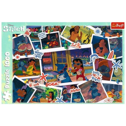 Trefl Puzzle 1000 elementów Lilo i Stitch Słodkie wspomnienia