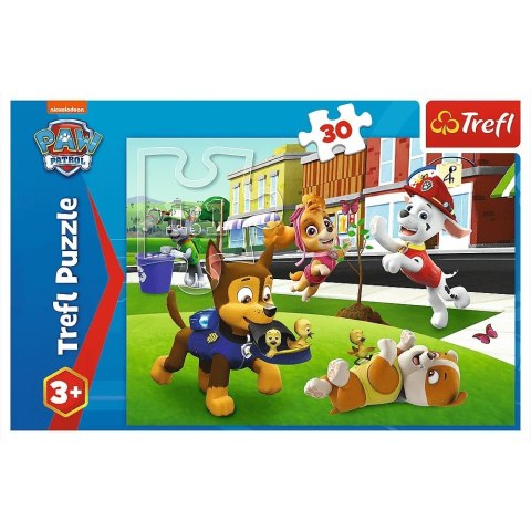 Trefl Puzzle 30 elementów Pieski w akcji Psi Patrol Paw Patrol