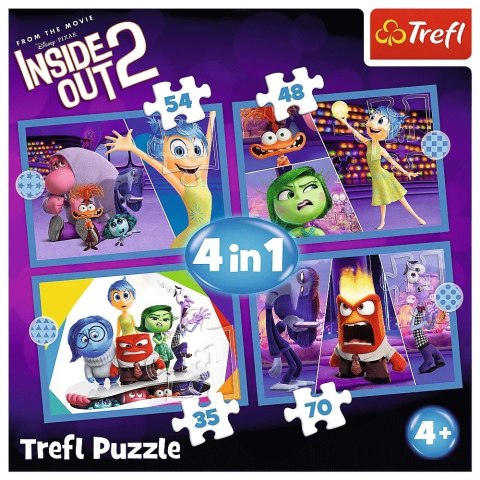 Trefl Puzzle 4w1 Emocje rządzą W głowie się nie mieści 2