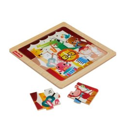 Fisher Price Puzzle drewniane, zwierzątka