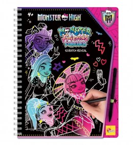 Lisciani Zdrapywanka Sketchbook Scratch reveal Monster High Forever Friends